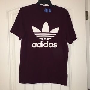 Maroon Adidas T-shirt